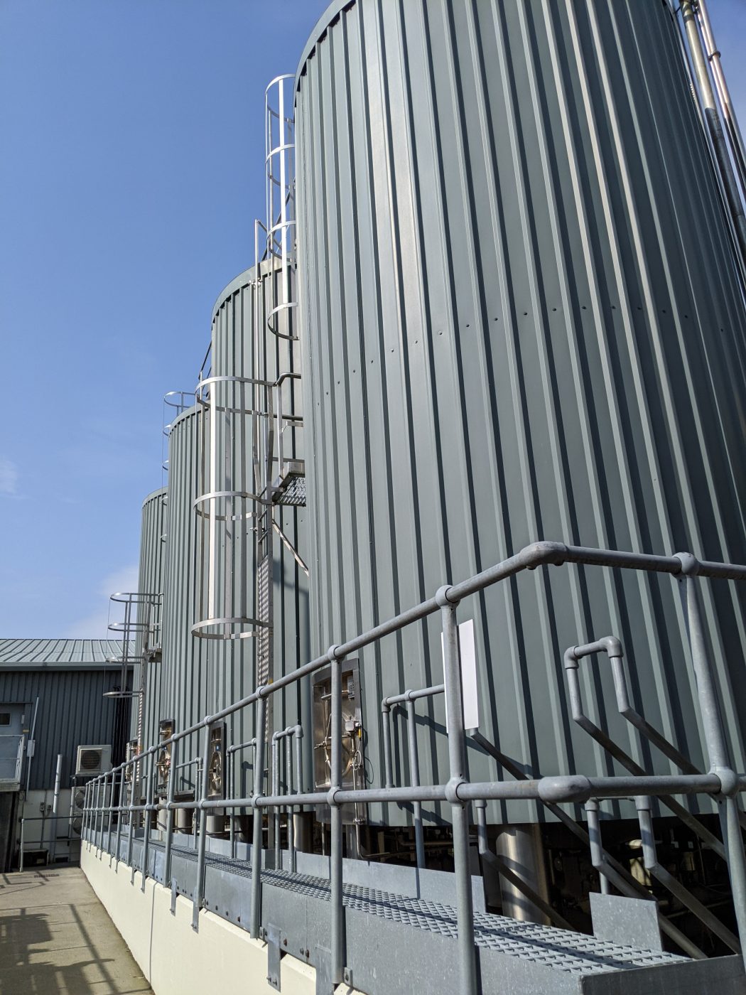 Milk silos